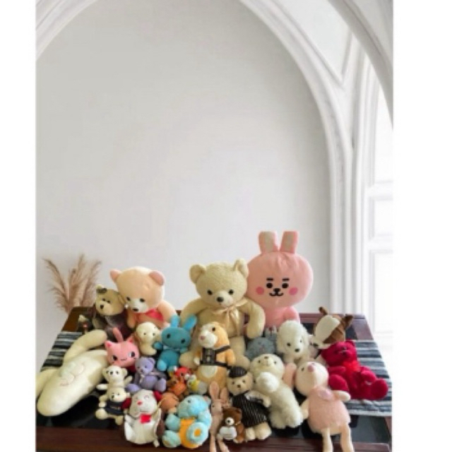 Preloved Obral Boneka Murah Preloved Boneka Anak Dewasa Lucu Karakter Smurf/Bear Beruang Rabbit Keli