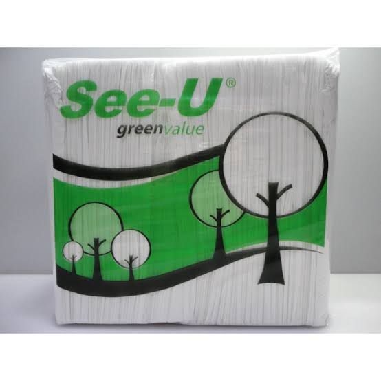 Tisu Tissue See-U See U Green Value 650 Sheet