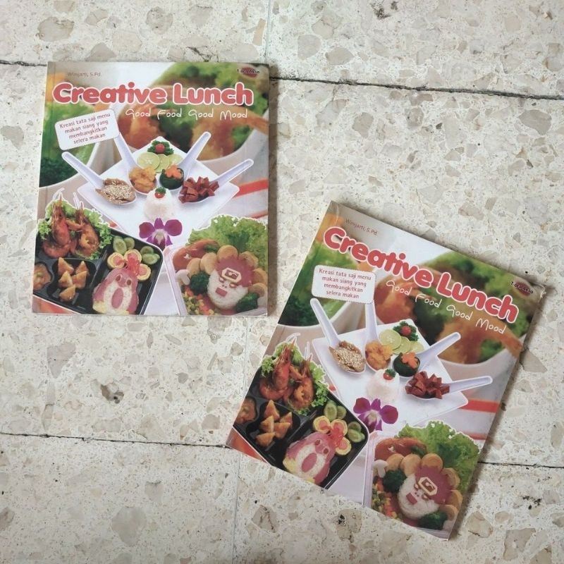 BUKU KREASI / KERAJINAN TANGAN / CREATIVE LUNCH / GOOD FOOD GOOD MOOD / PRODUK ASLI ORIGINAL