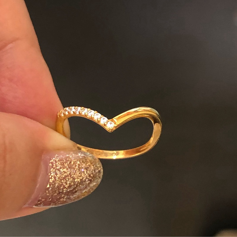 B2 KO- CINCIN AUREL LIST 0.88GR KADAR 375 UKURAN 12