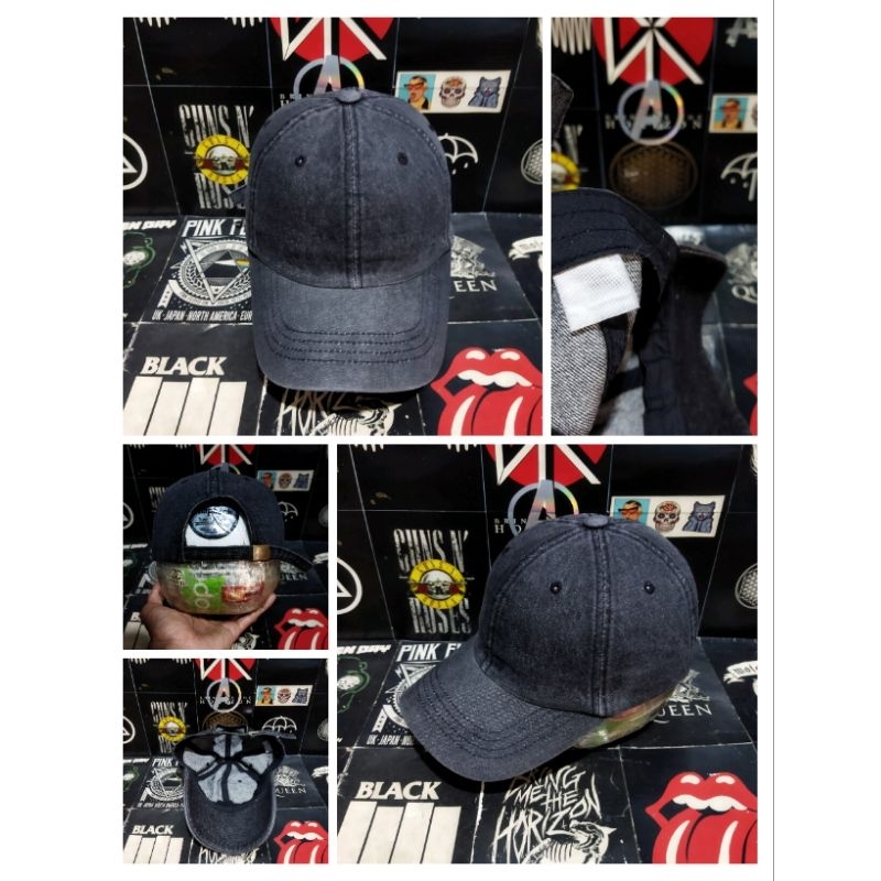 topi second import sport jeans basic BLACK DENIM series