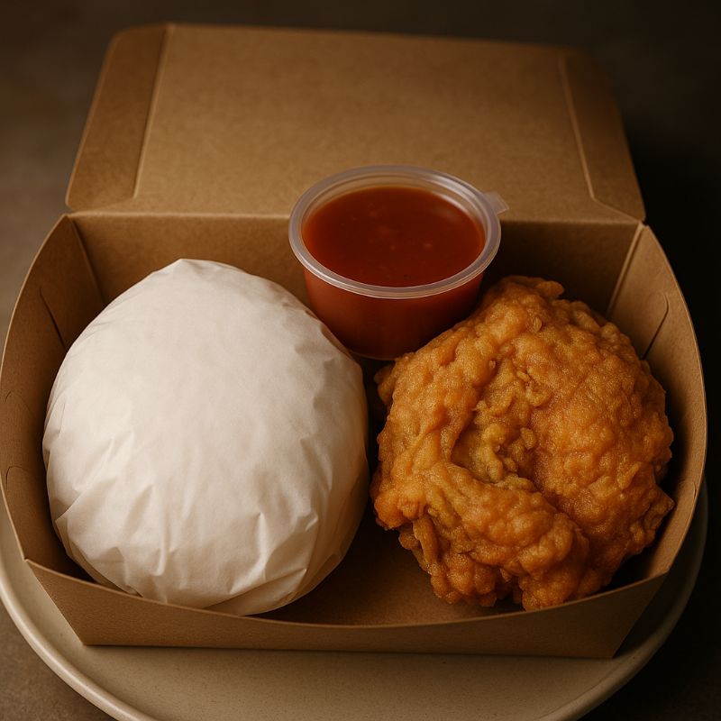 Paket Nasi Lunch Box Fried Chicken