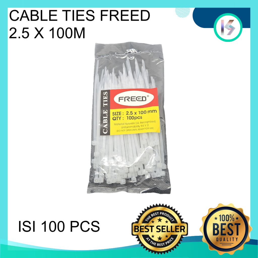 

Kabel Cable Ties Tis Freed 2,5 X 100 MM 10 CM 100 pcs