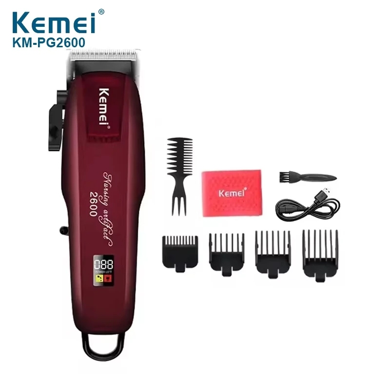 Kemei KM PG2600 Alat Mesin Cukur Rambut Tanpa Kabel Professional - Original