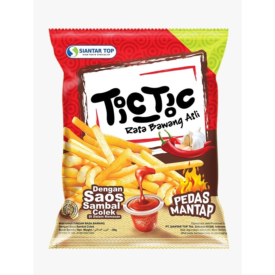 

PROMO Snack Makanan Ringan Instant Instan Cemilan TicTic Tic Crunchy Stick Stik Garing Renyah Rasa Bawang Asli Garlic Flavor Murah Termurah 65gram 65 gram Saos Saus Sauce Sambal Sambel Colek Cocol Dipping Usaha Kekinian Viral Ide Jualan UMKM Toko Warung