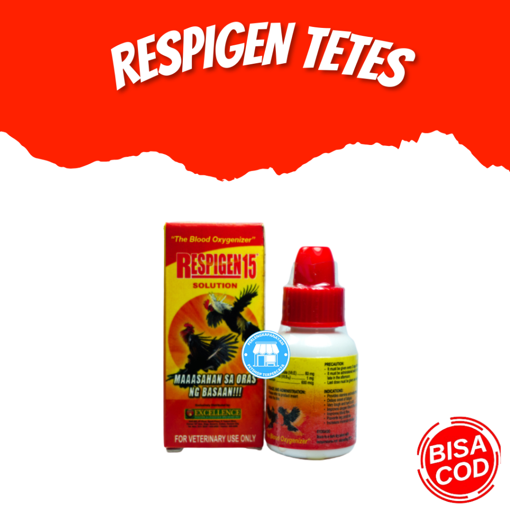 Respigen Tetes, Obat Kelumpuhan Ayam, Obat Kekuatan Ayam, Suplemen Stamina Ayam Aduan