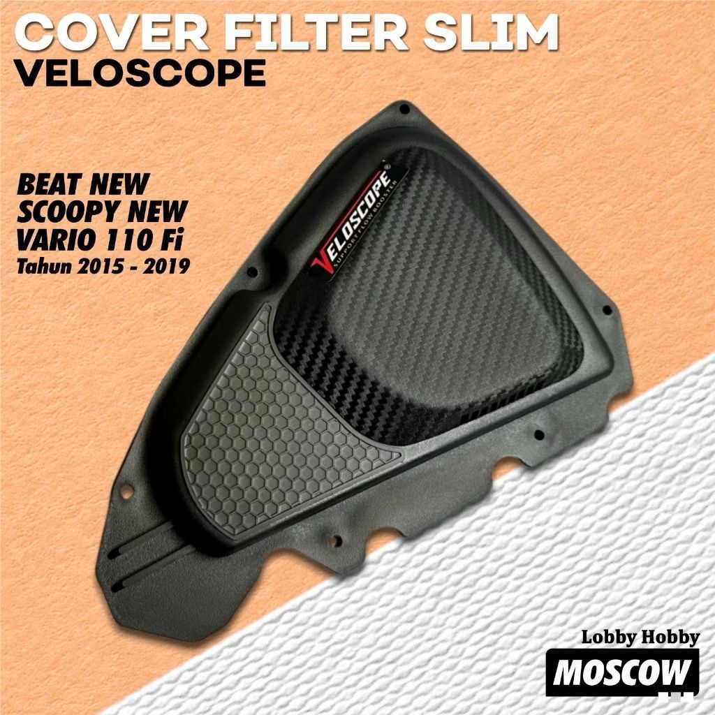 VELOSCOPE ORIGINAL COVER FILTER VARIASI VELOSCOPE FREE STIKER TUTUP BOX FILTER SLIM BEAT NEW FI