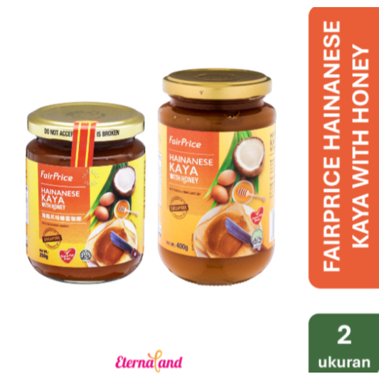 

FairPrice Hainanese Kaya with Honey - selai impor SG