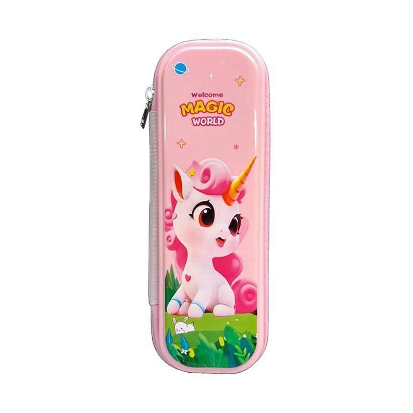 

Tempat Pensil Anak Hardcase, Pencil Case Motif Unicorn – 5615