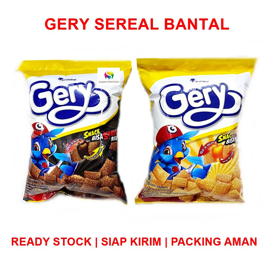 

[120gram] S162 | [PACK] Gery Snack Sereal Bantal Pack isi 5 Pcs