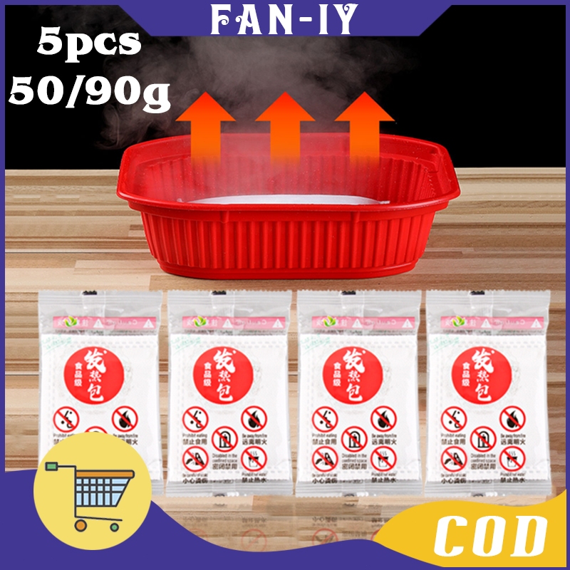 Isi 5 Satu Kali Saja Heating Pack / Heat Pack For Food / Luar Ruangan Portabel Self Heating Pack For