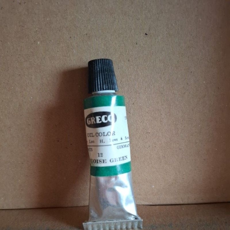 

cat minyak /oil color greco TURQUOISE GREEN 12