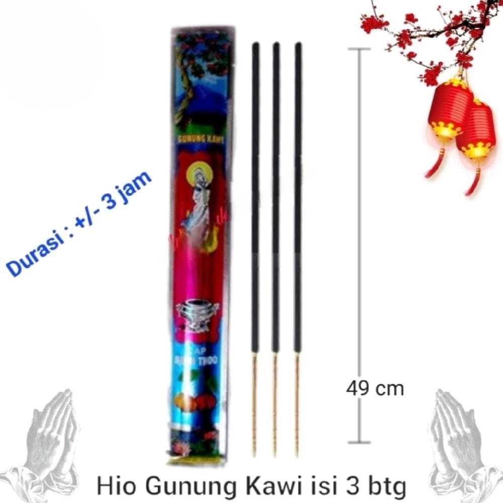Hio Dupa Gunung Kawi Cap Buah Thoo Isi 3 Batang