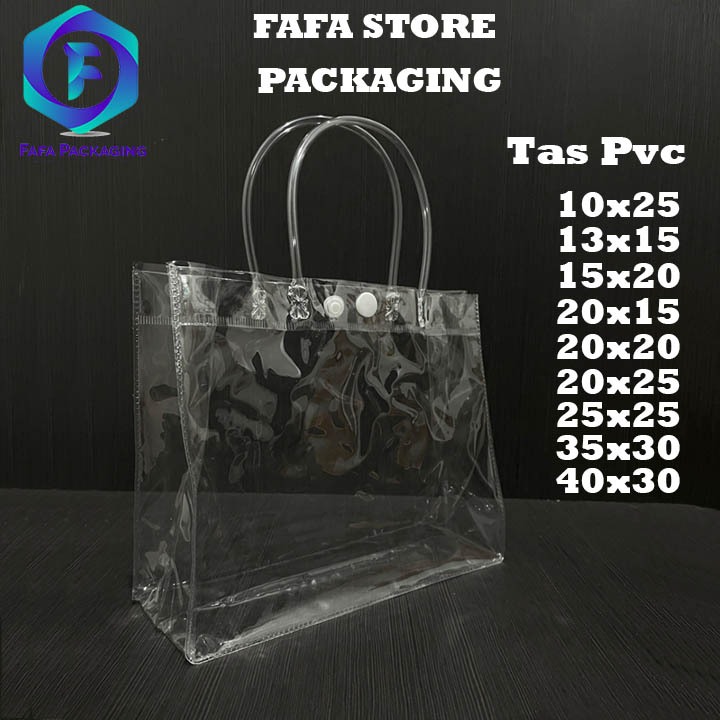 

Totebag Transparant | Tas Mika PVC Transparan | Tas Mika Souvenir Ulang Tahun Bening