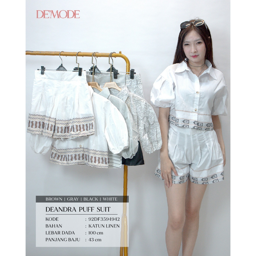 setelan wanita korea + baju +celana