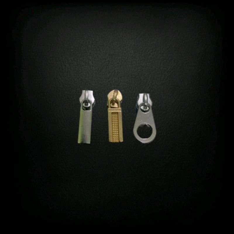 Kepala Resleting Size 3 Kepres Untuk Resleting Daun Plastik No 3