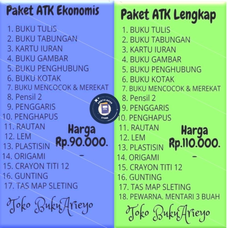 

ORIGINAL|PAKET ALAT TULIS SEKOLAH|TK-PAUD-RA-KB-TPA|ALAT TULIS TK PAUD