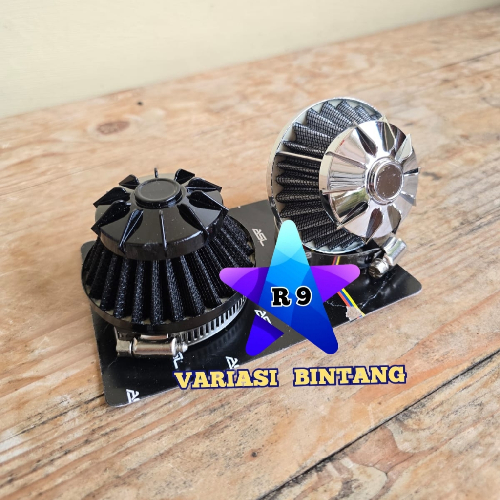 FILTER SARINGAN UDARA MODEL MAHKOTA MINI KECIL KARBURATOR MOTOR PE 24 PE 26 PE 28 UNIVERSAL UNTUK SE