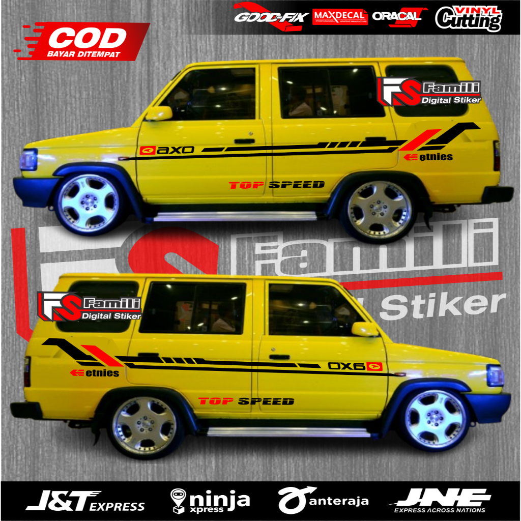 Stiker Mobil Kijang Super Stiker Body Kijang Super