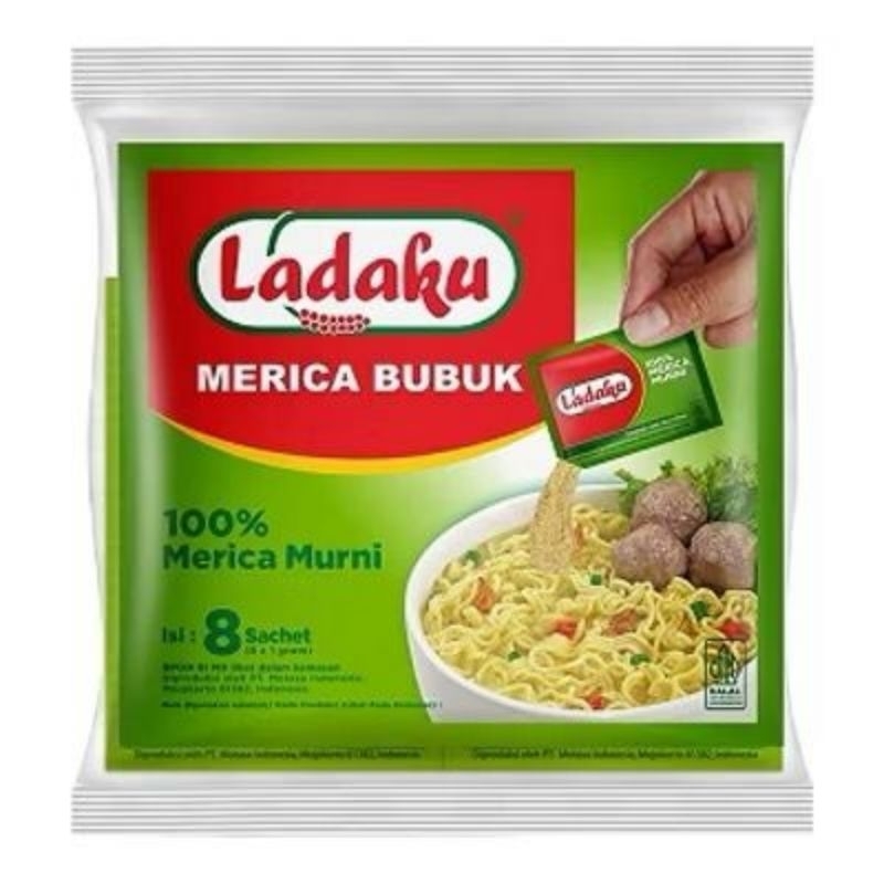 

Ladaku Merica Bubuk 8 x 1 Gram – Lada Putih Murni, Praktis & Ekonomis