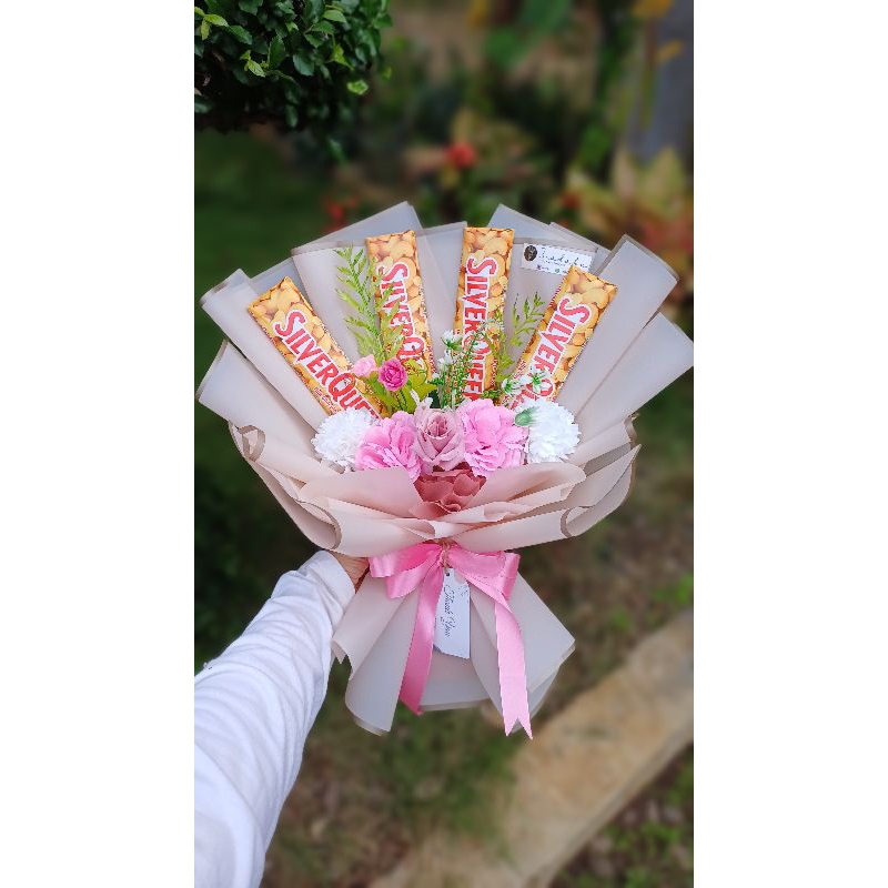 Buket 4 Coklat Silverqueen