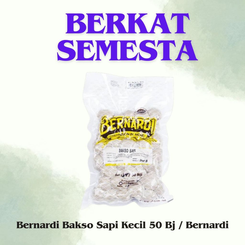 

Bernardi Bakso Sapi Kecil 50 Bj / Bernardi