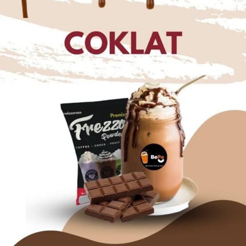 

Bubuk Minuman Merk FREZZO Varian coklat kemasan 1kg cocok untuk usaha