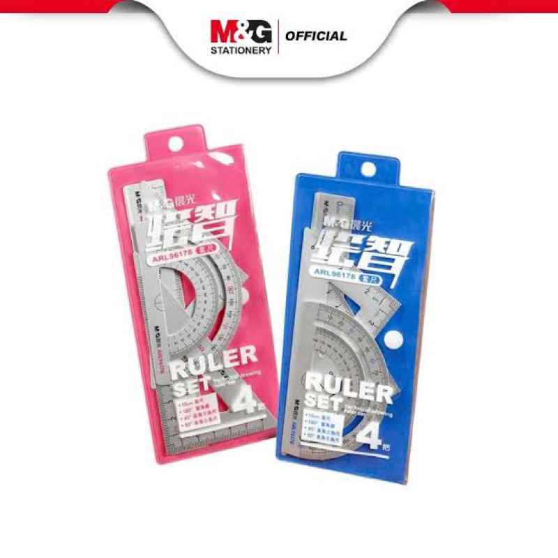 

M&G Stationery Ruler Set ARL96178 / pengaris besi