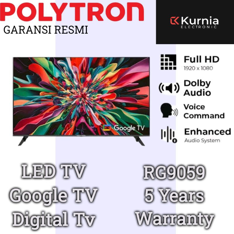POLYTRON 40RG9059 FULL HD GOOGLE TV 40 inch