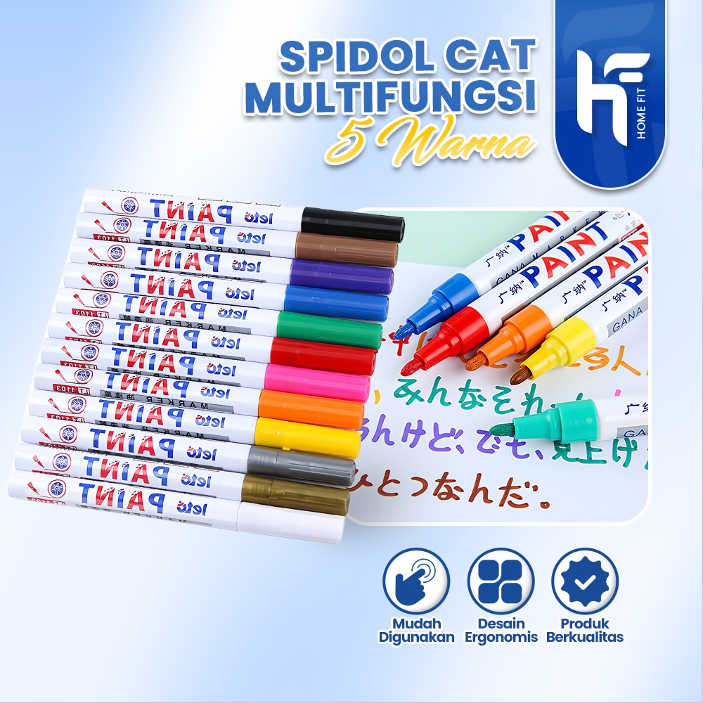 

Spidol Ban Paint Maker Pena Spidol Cat DIY Tahan Air