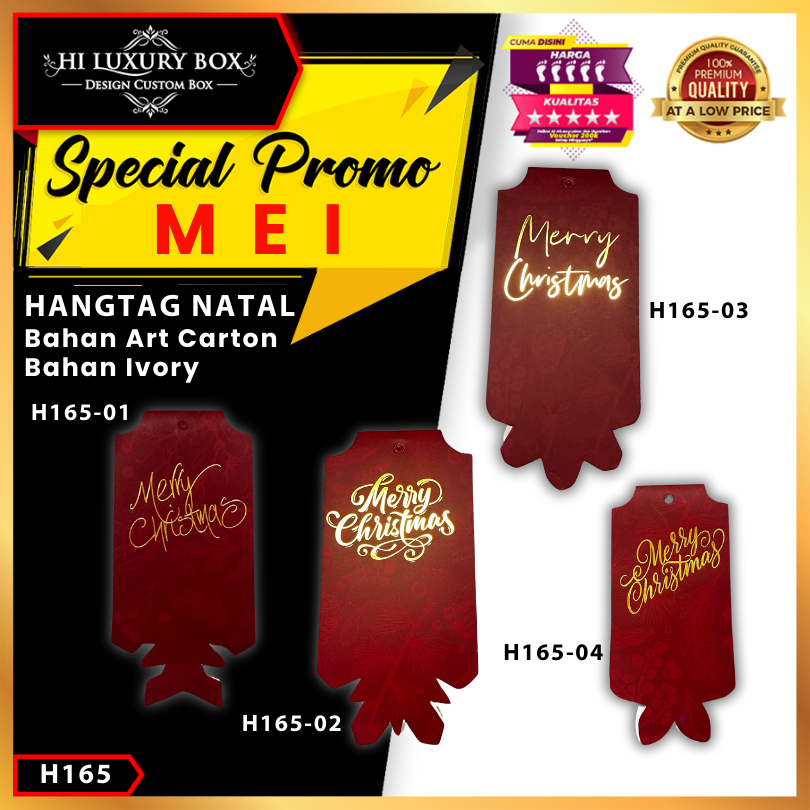 

Hangtag Natal/Hangtag Merry Christmas/Aksesoris Natal/Hiasan NatalH165