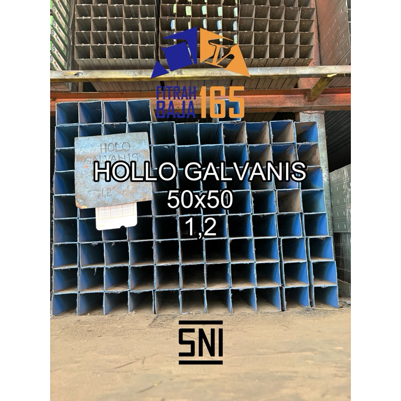 Besi Holo / Hollow Galvanis 50x50