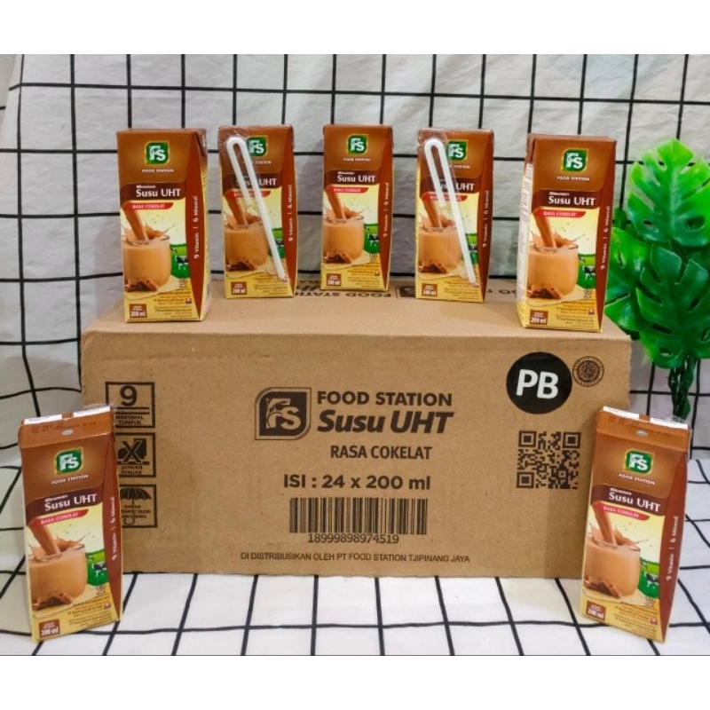 

SUSU COKLAT UHT 200 ML - SUSU COKLAT FOOD STATION SATUAN - GSA