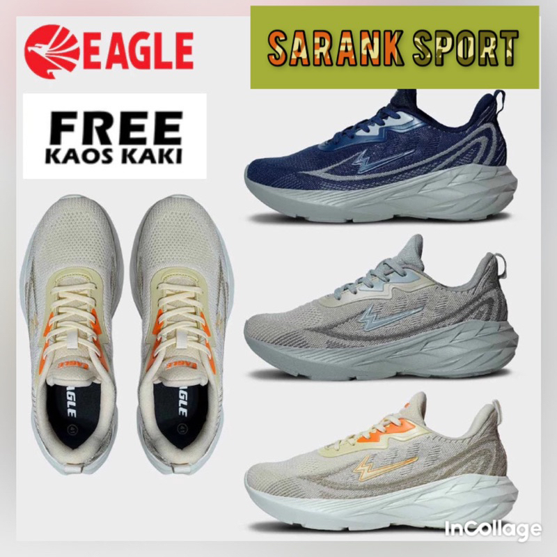 Eagle SOLACE Running Daily Shoes - Sepatu Running Original Eagle