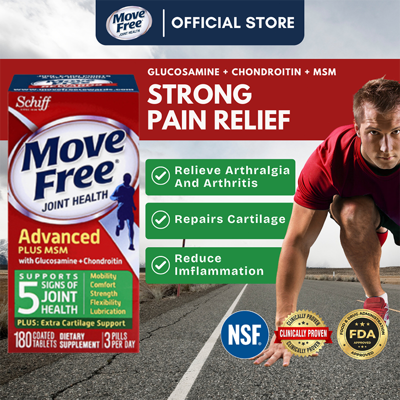 Schiff Move Free Joint Health Advanced Plus MSM 120 capsules