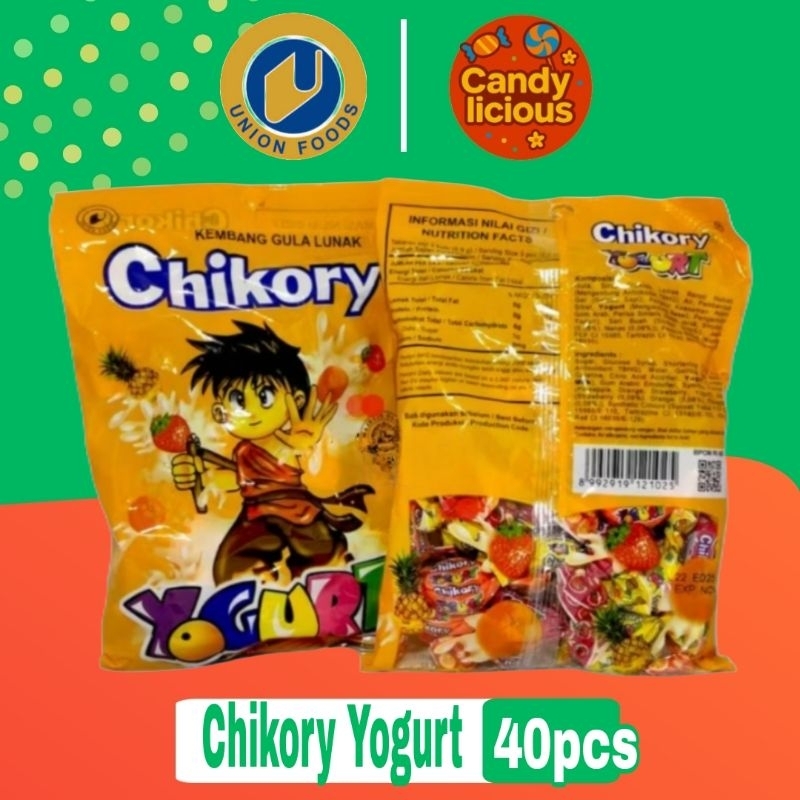 

Permen Chikory Yogurt Candy Assorted Bag isi 40pcs