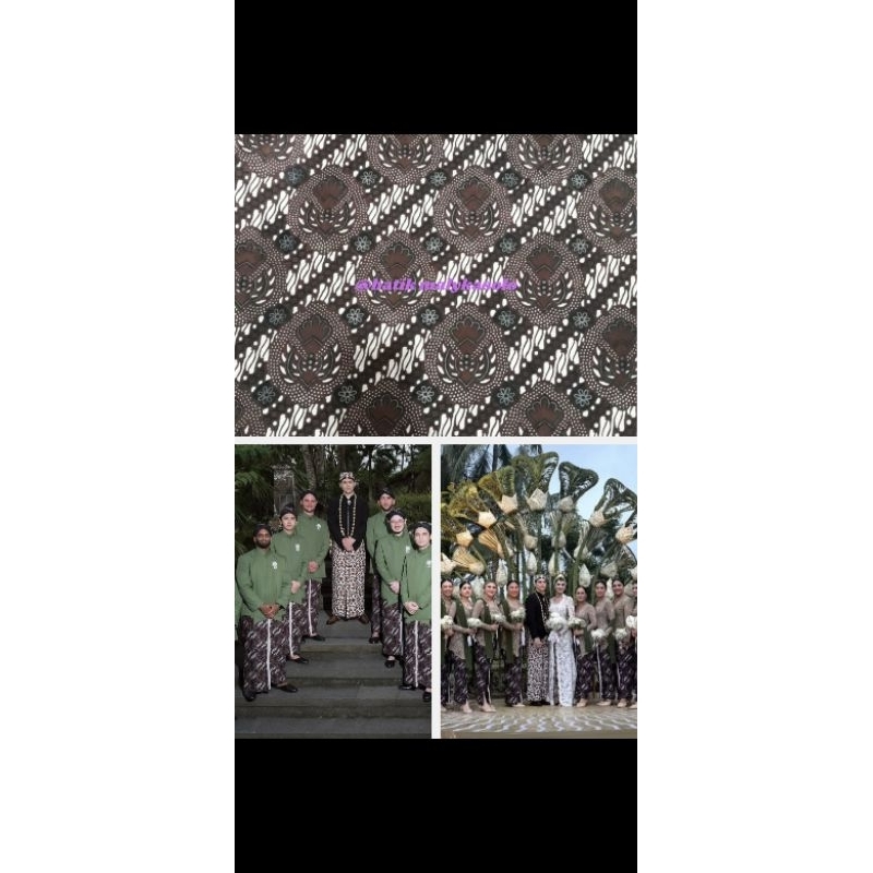 Jarik Jogja Rok Wiru Bridesmaid Pengantin Bawahan Kebaya Beskap Lereng Gurdo