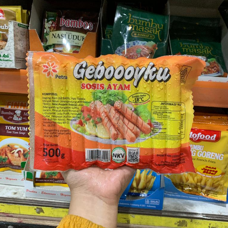 

GEBOOOYKU Sosis Ayam Cokelat 500gr