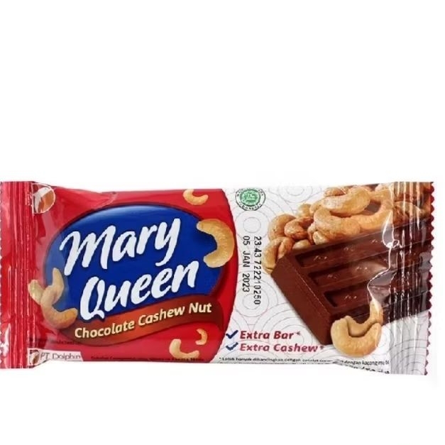 COKLAT MERY QUEEN / CHOCOLATE CASHEW NUT / COKLAT BAR / COKLAT