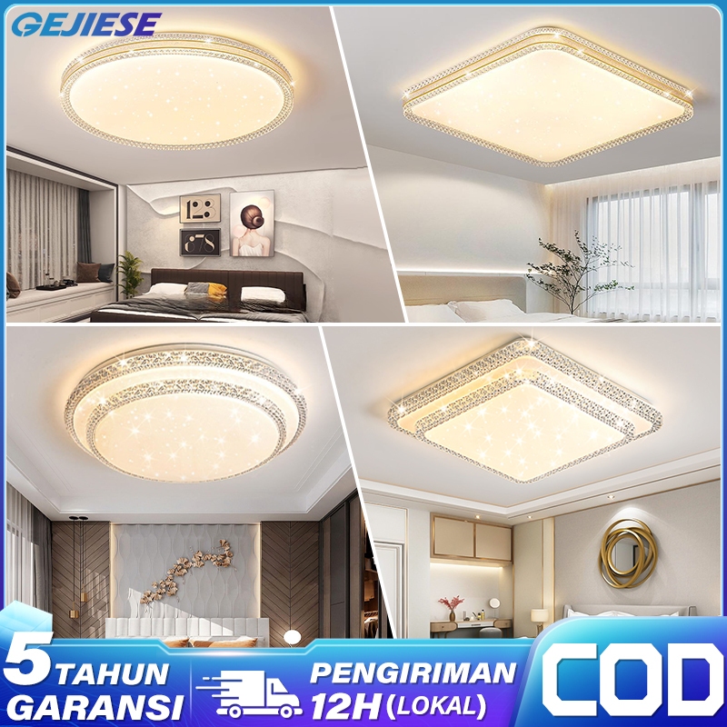 COD lampu plafon minimalis modern Kristal LED /Lampu Plafon aesthetic Kristal/lampu plafon minimalis