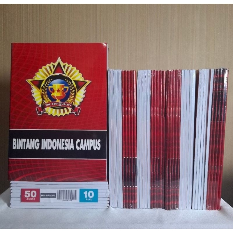 

1 PACK ISI 10 BUKU TULIS CAMPUS ISI 50 LEMBAR