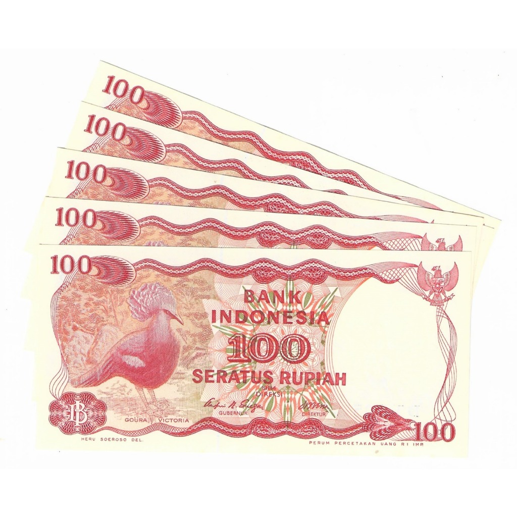 Uang Kuno 100 Rupiah Burung Goura Victoria