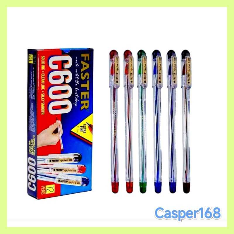 

FASTER - Pulpen Ball Pen C600 - 0.7mm - PCS