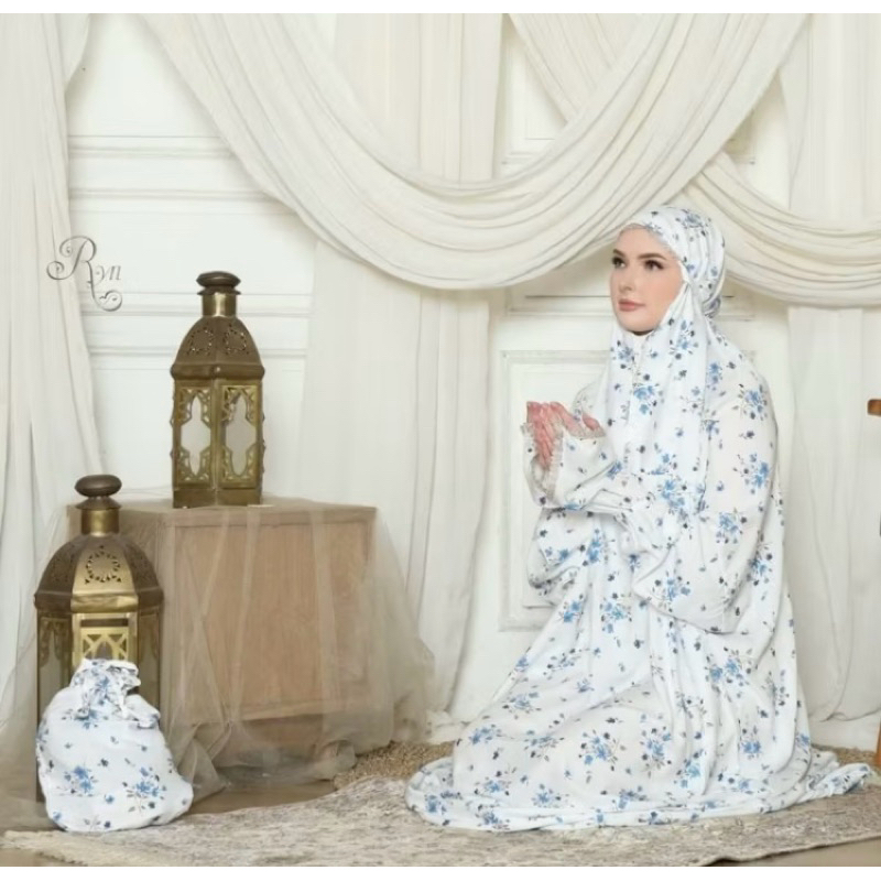Termurah Mukena Rayyan Terusan Siera Mukena Traveling Rayon Ryn Jumbo