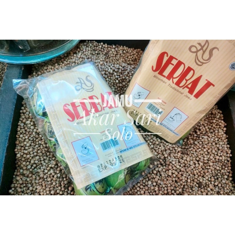 

Jamu Akar Sari - Serbat - Minuman penghangat badan rasa jahe
