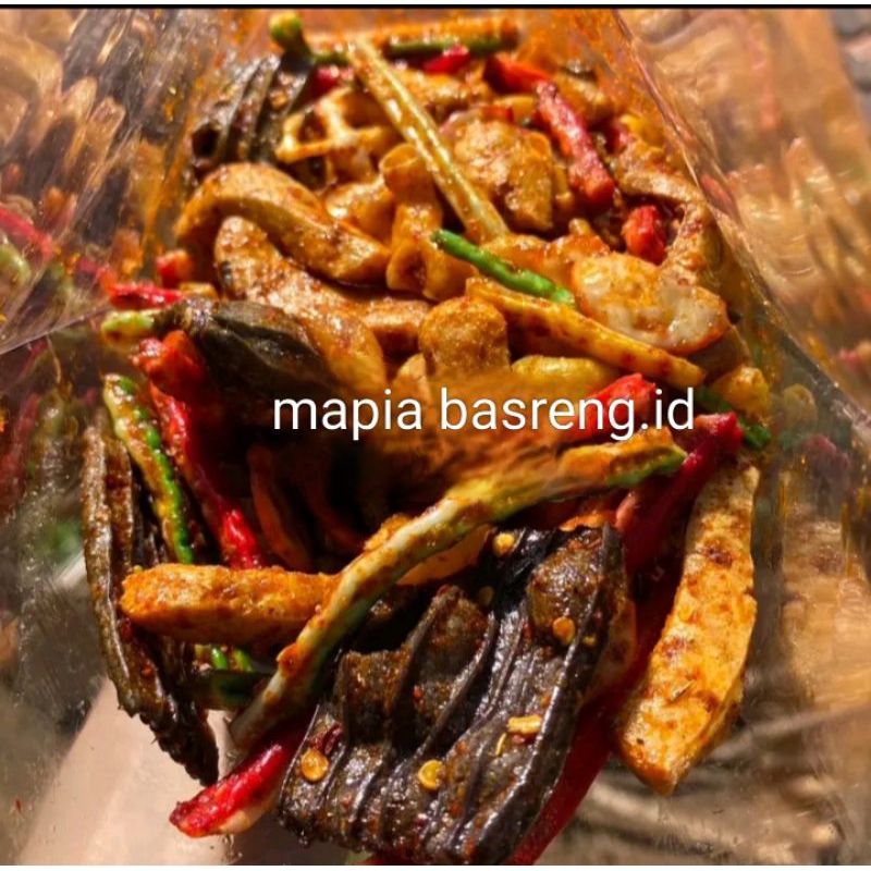

Ygshop17 Kerupuk Seblak Mix Campu Sagala Aya Pedas Daun Jeruk Berat 250 Gram