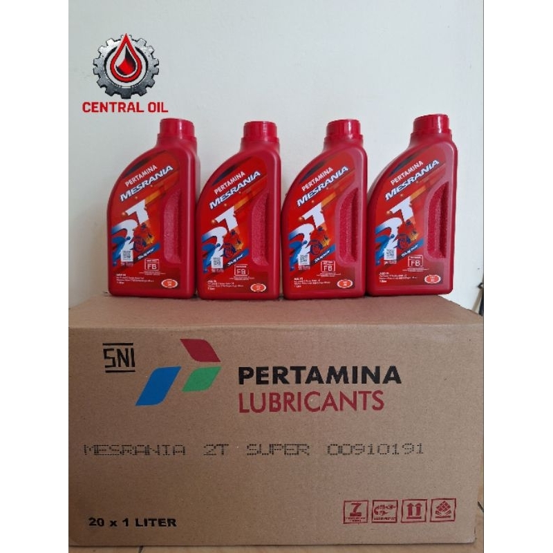 Oli Mesrania 2T Super SAE 20 1L (1 Dus)