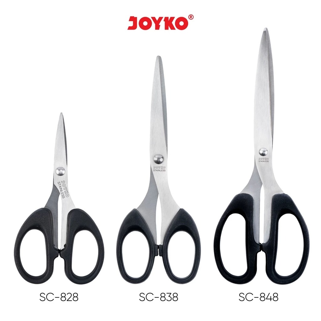 

Gunting Scissors Joyko SC-828 SC-838 SC-848 Stainless Steel Tajam