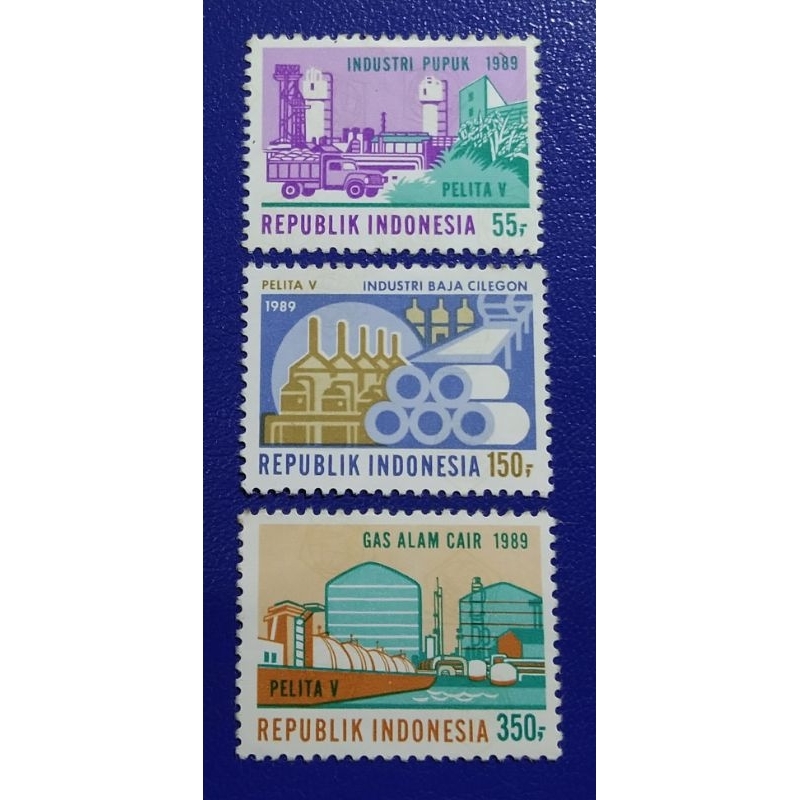 

Prangko Lawas RI Set Lengkap Seri Pelita Thn 1989