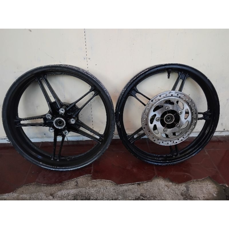velg pelg bintang racing recing original yamaha vixion new nvl npl double disk
